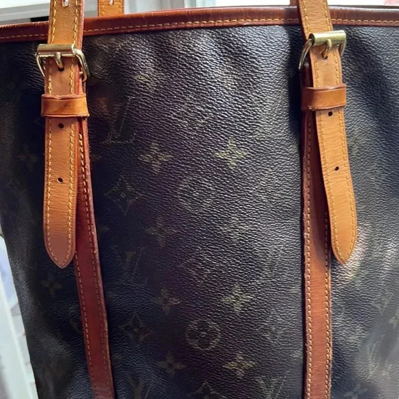 Louis Vuitton Monogram Bucket GM Tote Authentic Vintage DK1018 Made in France - Picture 12 of 16